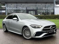 Silver Used 2022 Mercedes C220 AMG Line Premium Sedan | £26,985 (Fair price)