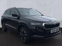 Black magic pearlescent Used 2024 Skoda Karoq SE L SUV | £25,098 (Fair price)
