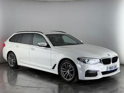 White Used 2019 BMW 520 M Sport Estate | £21,550 (Good price)