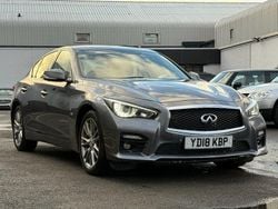 Grey Used 2018 Infiniti Q50 Sport Tech Sedan | £10,495 (Fair price)