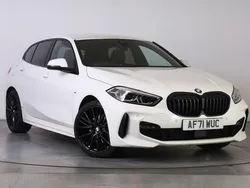 White Used 2021 BMW 118 M Sport Hatchback | £18,000 (Fair price)