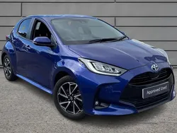 Blue Used 2023 Toyota Yaris Hybrid Design Hatchback | £17,995 (Fair price)
