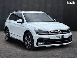 White Used 2017 VW Tiguan R-line SUV | £18,849 (Fair price)