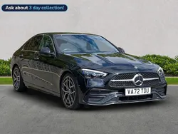 Black Used 2022 Mercedes C300 AMG Line Premium Plus Sedan | £34,399 (Expensive)