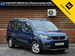 Blue Used 2019 Peugeot Rifter Allure MPV | £17,995 (A bit pricey)