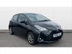 Black Used 2018 Toyota Yaris Hatchback | £8,757 (Fair price)