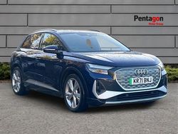 Blue Used 2021 Audi Q4 e-tron S-Line SUV | £20,500