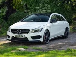 White Used 2015 Mercedes CLA45 AMG Estate | £16,995 (Expensive)