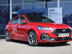 Red Used 2022 Ford Focus ST-Line Hatchback | £18,200 (A bit pricey)