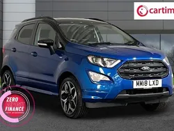 Blue Used 2018 Ford Ecosport ST-Line SUV | £8,990 (Good price)