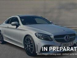 Silver Used 2018 Mercedes C300 AMG Line Premium Coupe | £15,866 (Fair price)