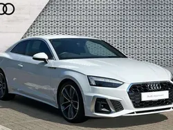 White Used 2020 Audi A5 S-Line Coupe | £24,291 (Fair price)