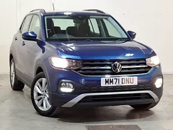Blue Used 2021 VW T-Cross SE SUV | £16,998 (Fair price)