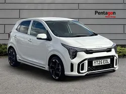 White Used 2025 Kia Picanto GT-Line Hatchback | £16,488 (Fair price)