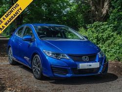 Blue Used 2016 Honda Civic S Hatchback | £6,425 (Fair price)