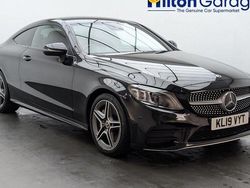 Black Used 2019 Mercedes C300 AMG line Coupe | £18,750 (Good price)