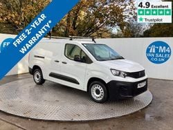 White Used 2023 Peugeot Partner Premium Van | £11,495 (Fair price)