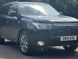 Black Used 2015 Mitsubishi Outlander P-HEV SUV | £5,750 (Good price)