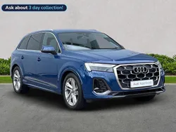 Blue Used 2025 Audi Q7 S-Line SUV | £56,541 (A bit pricey)