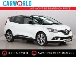 White/black Used 2018 Renault Grand Scénic IV Dynamique MPV | £12,700 (Fair price)