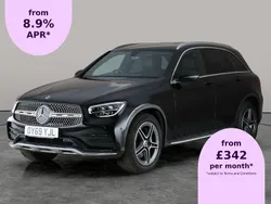 Black Used 2019 Mercedes GLC220 AMG line SUV | £21,884 (Fair price)