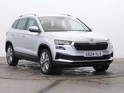Brilliant silver metallic Used 2024 Skoda Karoq SE L SUV | £22,650 (A bit pricey)