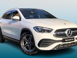 Moonstone white metallic Used 2022 Mercedes 200 AMG Line Premium Hatchback | £28,795 (Expensive)