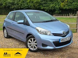 Blue Used 2013 Toyota Yaris Hatchback | £2,999 (A bit pricey)