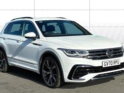 White Used 2021 VW Tiguan R-line SUV | £23,563 (Fair price)