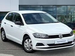 Pure white Used 2018 VW Polo S Hatchback | £10,919 (Good price)