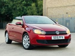 Red Used 2015 VW Golf Cabriolet SE Cabriolet | £5,395 (Good price)