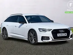 White Used 2019 Audi A6 Black Edition Estate | £28,699 (A bit pricey)