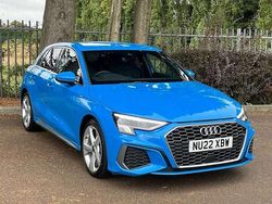 Blue Used 2022 Audi A3 S-Line Hatchback | £22,990 (A bit pricey)