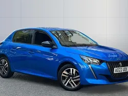 Blue Used 2022 Peugeot 208 Allure Premium Hatchback | £14,700 (Fair price)