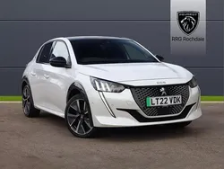 White Used 2022 Peugeot e-208 GTi Hatchback | £12,491 (Fair price)