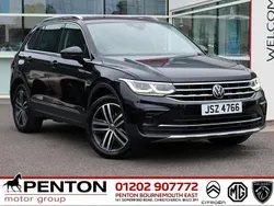 Black Used 2021 VW Tiguan Elegance SUV | £22,990 (Fair price)