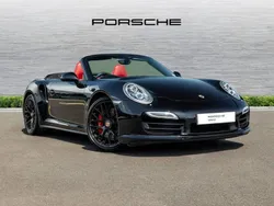 Jet black metallic Used 2015 Porsche 911 Turbo Cabriolet | £79,945