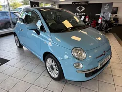 Blue Used 2014 Fiat 500 Lounge Hatchback | £3,990 (Fair price)
