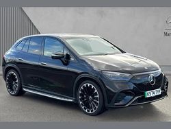 Black Used 2024 Mercedes EQE500 AMG line Sedan | £56,480