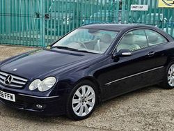 Blue Used 2008 Mercedes CLK320 Elegance Coupe | £1,799