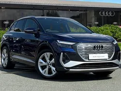 Blue Used 2024 Audi Q4 e-tron S-Line SUV | £33,450
