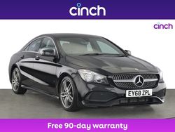 Black Used 2018 Mercedes CLA180 AMG line Sedan | £13,999 (Fair price)