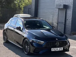 Black Used 2024 Mercedes A180 AMG line Hatchback | £28,500 (Expensive)