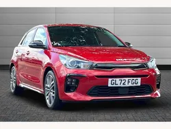 Blaze red Used 2023 Kia Rio 2 Hatchback | £15,495 (A bit pricey)