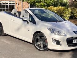 White Used 2014 Peugeot 308 CC Roland Garros Cabriolet | £6,000 (Fair price)