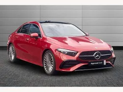 Red Used 2024 Mercedes A200 AMG Line Premium Plus Sedan | £28,850 (Expensive)