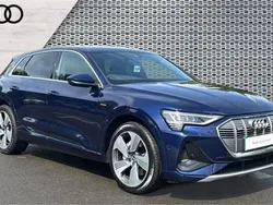 Blue Used 2021 Audi e-tron S-Line SUV | £25,946 (Fair price)
