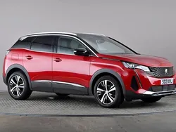 Red Used 2021 Peugeot 3008 GT Hatchback | £13,798 (Fair price)