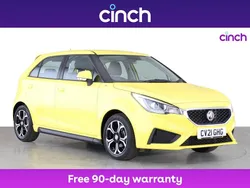 Yellow Used 2021 MG MG3 Excite Hatchback | £9,999 (Fair price)