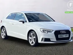 White Used 2017 Audi A3 Sport Hatchback | £10,999 (Fair price)